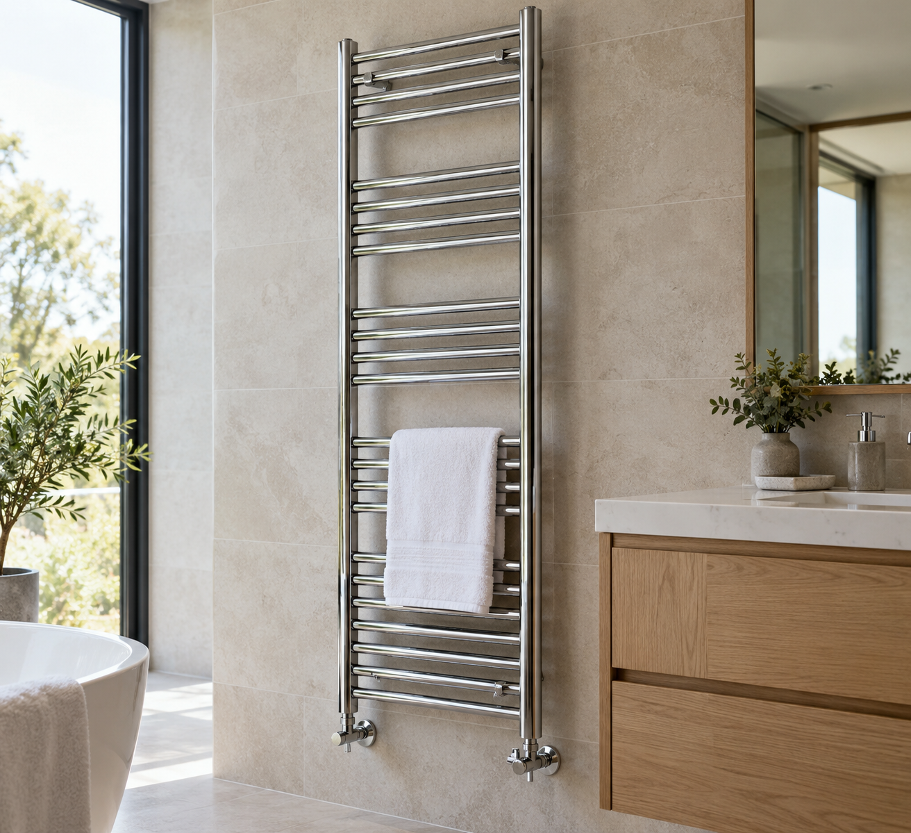 AI-generated inspiration: Towel rail