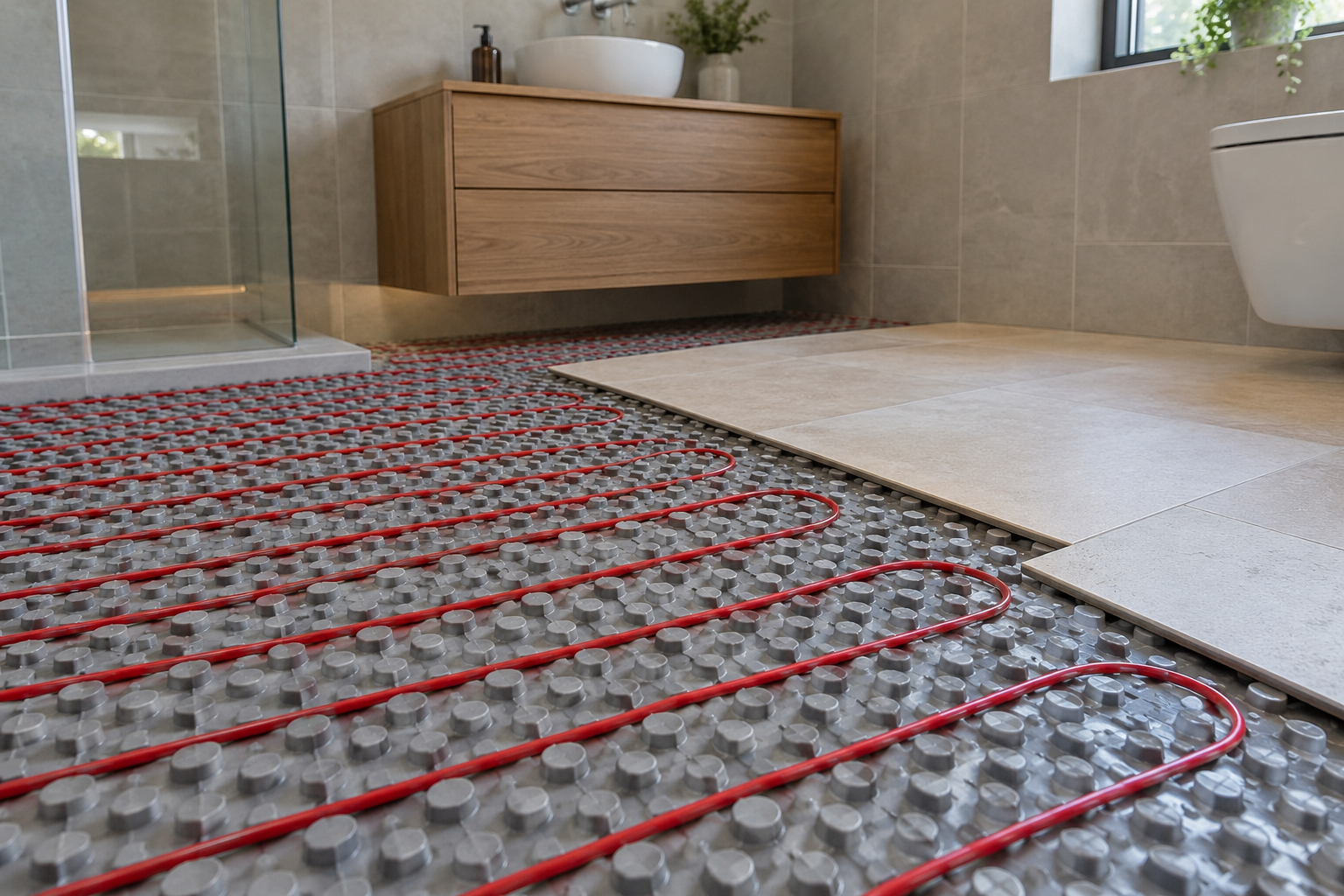 AI-generated inspiration: Underfloor heating